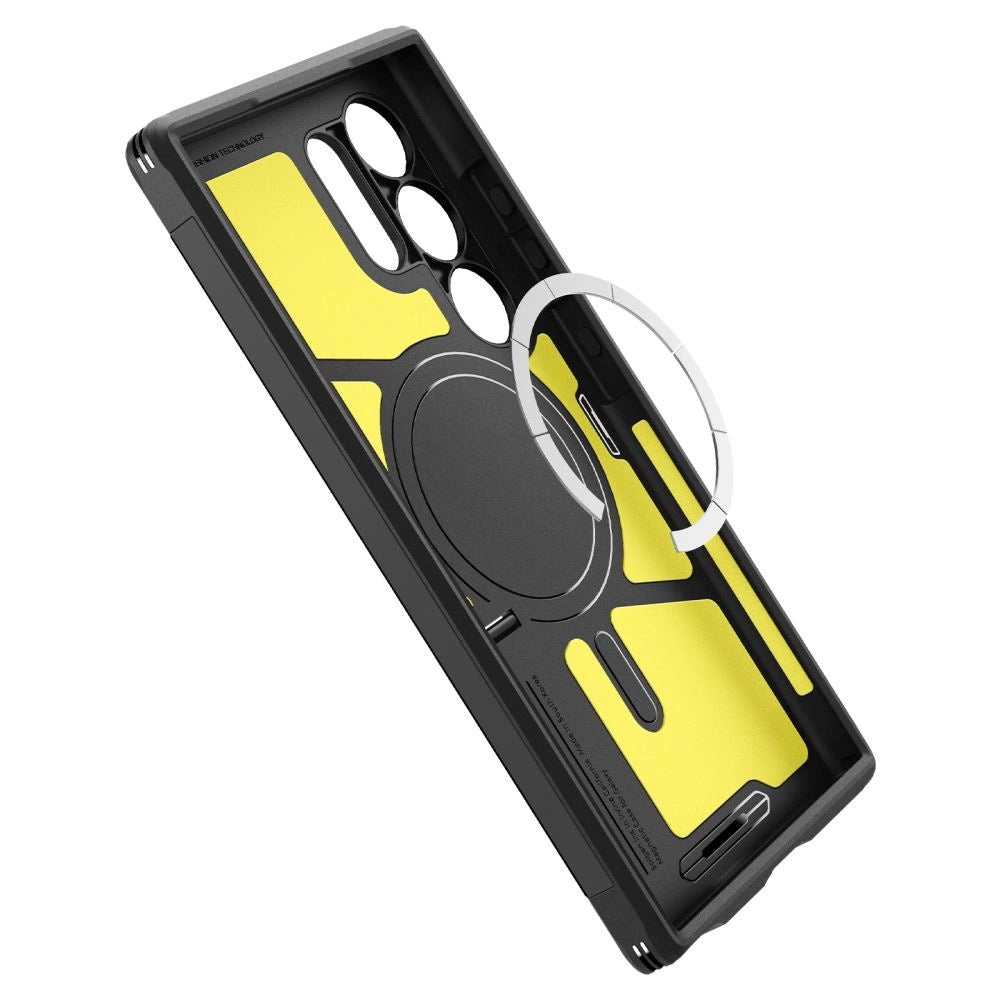 Spigen Tough Armor MagSafe-kasse til Samsung Galaxy S24 Ultra - sort