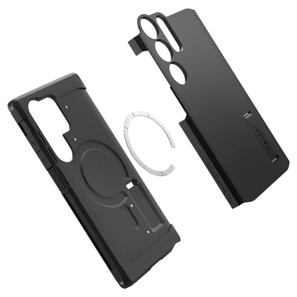 Spigen Tough Armor MagSafe-kasse til Samsung Galaxy S24 Ultra - sort