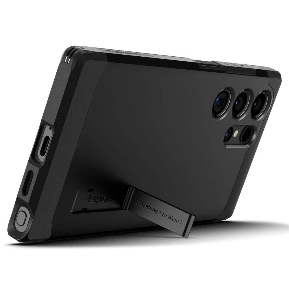 Spigen Tough Armor MagSafe-kasse til Samsung Galaxy S24 Ultra - sort