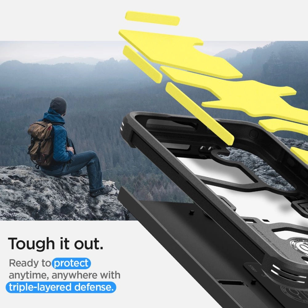 Spigen Tough Armor Case til Samsung Galaxy S24+ - sort