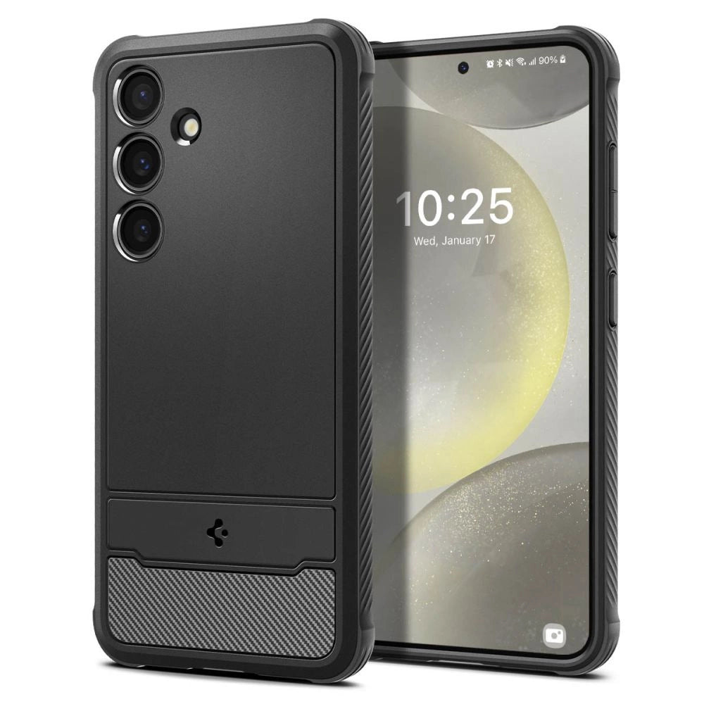 Spigen Rugged Armor Case til Samsung Galaxy S24 - Matte sort