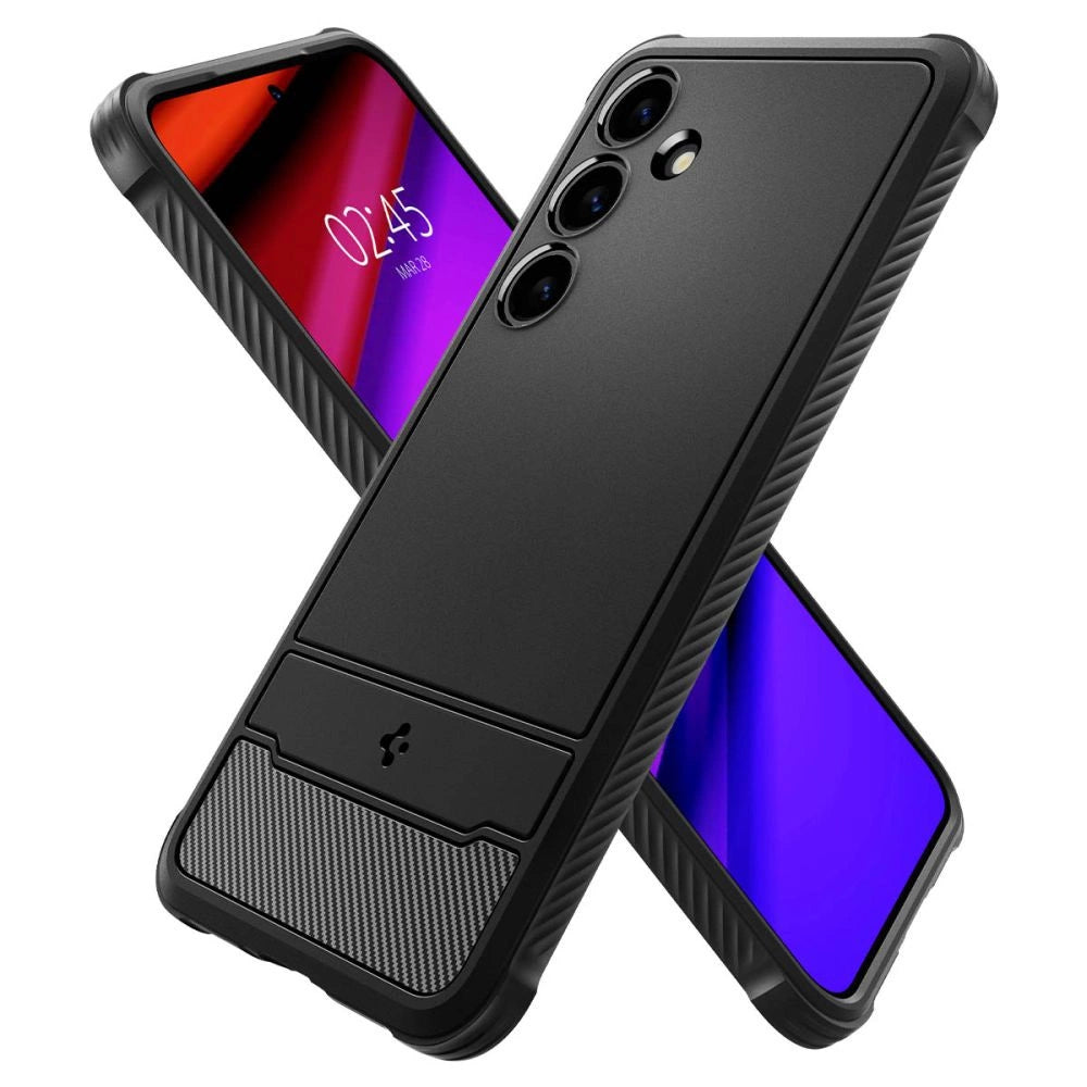 Spigen Rugged Armor Case til Samsung Galaxy S24 - Matte sort