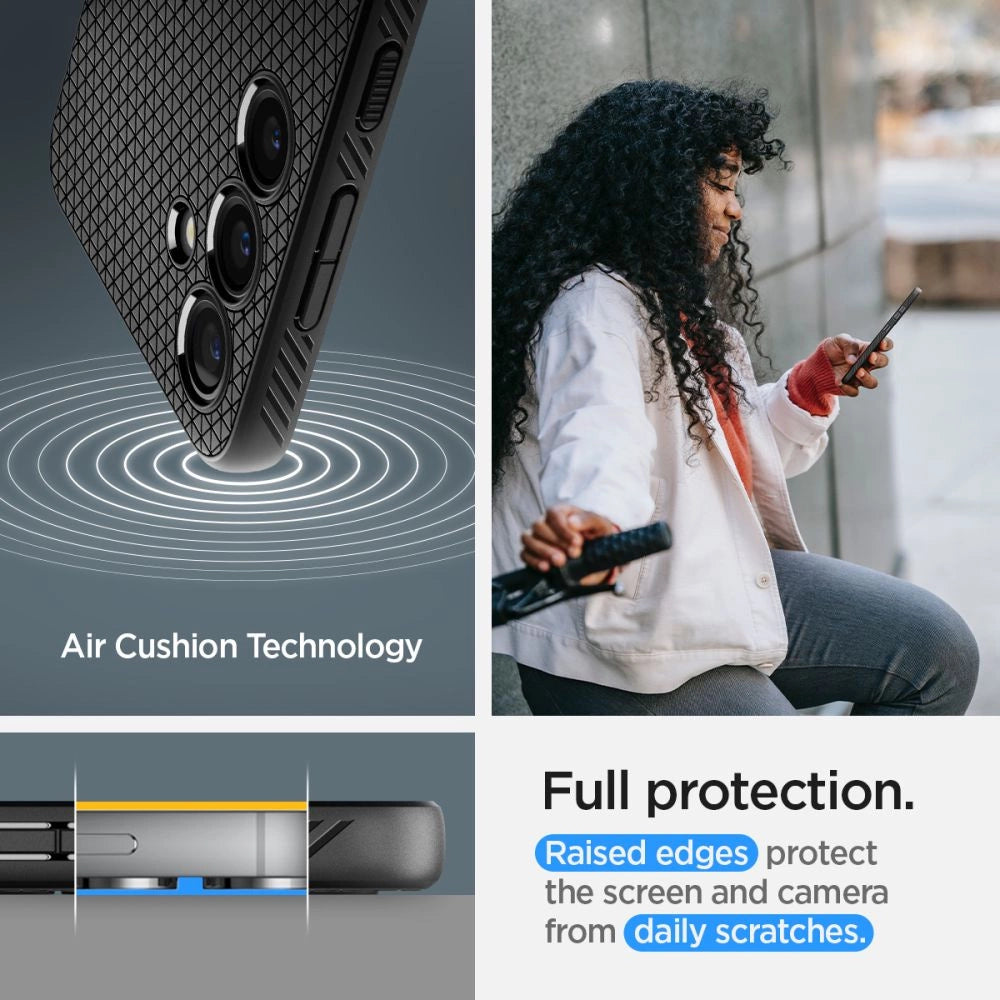 Spigen Liquid Air Case til Samsung Galaxy S24 - Matte sort