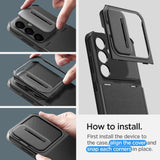 Spigen Optik Armor Case til Samsung Galaxy S24 - sort