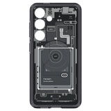 Spigen Ultra Hybrid Case til Samsung Galaxy S24 - mørkgrå (Zero One Pattern)
