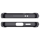 Spigen Ultra Hybrid Case til Samsung Galaxy S24 - mørkgrå (Zero One Pattern)