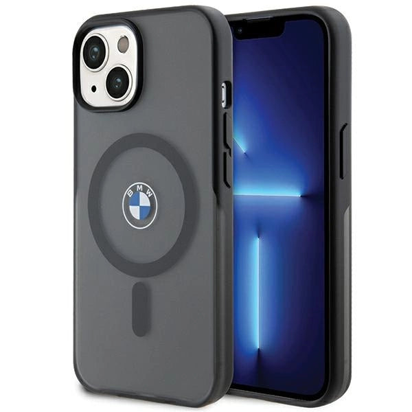 BMW IML Signature MagSafe-hylster til iPhone 15 Plus / 14 Plus - sort