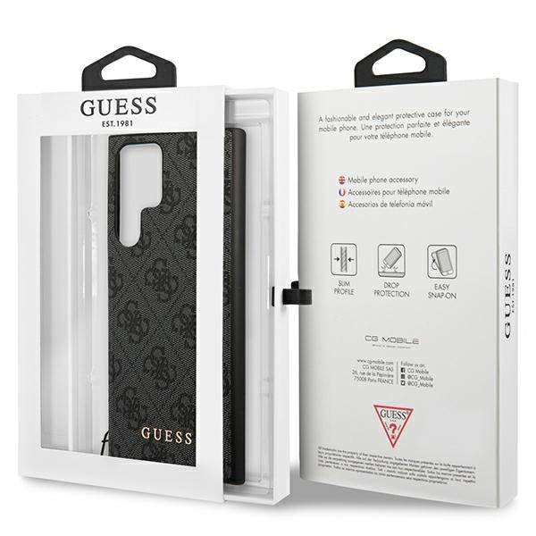 Guess 4G Charms Collection case for Samsung Galaxy S24 Ultra - black
