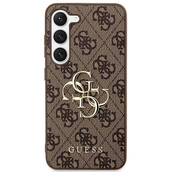 Guess 4G Big Metal Logo Case til Samsung Galaxy S24+ - Brunt