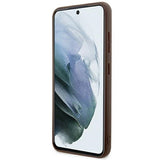 Guess 4G Stripe Collection-kasse til Samsung Galaxy S24+ - brun