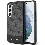 Guess 4G Stripe Collection-kasse til Samsung Galaxy S24+ - sort
