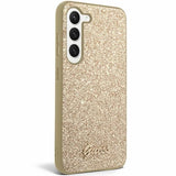 Guess Glitter Script case til Samsung Galaxy S24+ - guld