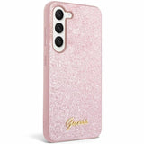 Guess Glitter Script case til Samsung Galaxy S24+ - pink