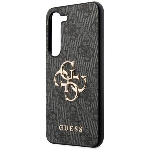Guess 4G Big Metal Logo-hylster til Samsung Galaxy S24 - sort