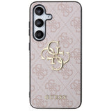 Guess 4G Big Metal Logo Case til Samsung Galaxy S24 - Pink