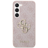Guess 4G Big Metal Logo Case til Samsung Galaxy S24 - Pink