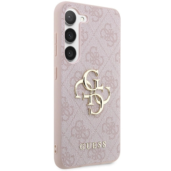 Guess 4G Big Metal Logo Case til Samsung Galaxy S24 - Pink