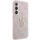 Guess 4G Big Metal Logo Case til Samsung Galaxy S24 - Pink