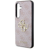 Guess 4G Big Metal Logo Case til Samsung Galaxy S24 - Pink