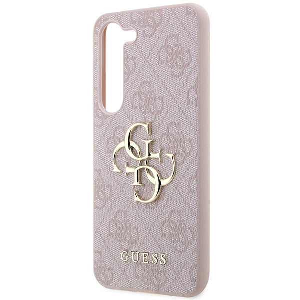 Guess 4G Big Metal Logo Case til Samsung Galaxy S24 - Pink