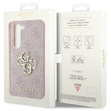 Guess 4G Big Metal Logo Case til Samsung Galaxy S24 - Pink