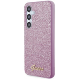 Guess Glitter Script case til Samsung Galaxy S24 - lilla