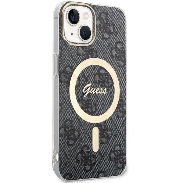 Guess 4G MagSafe-hylster til iPhone 15 Plus / 14 Plus - sort