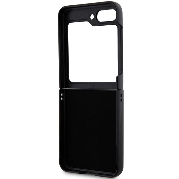 Karl Lagerfeld Saffiano Monogram Choupette Pin case for Samsung Galaxy Z Flip 5 - black