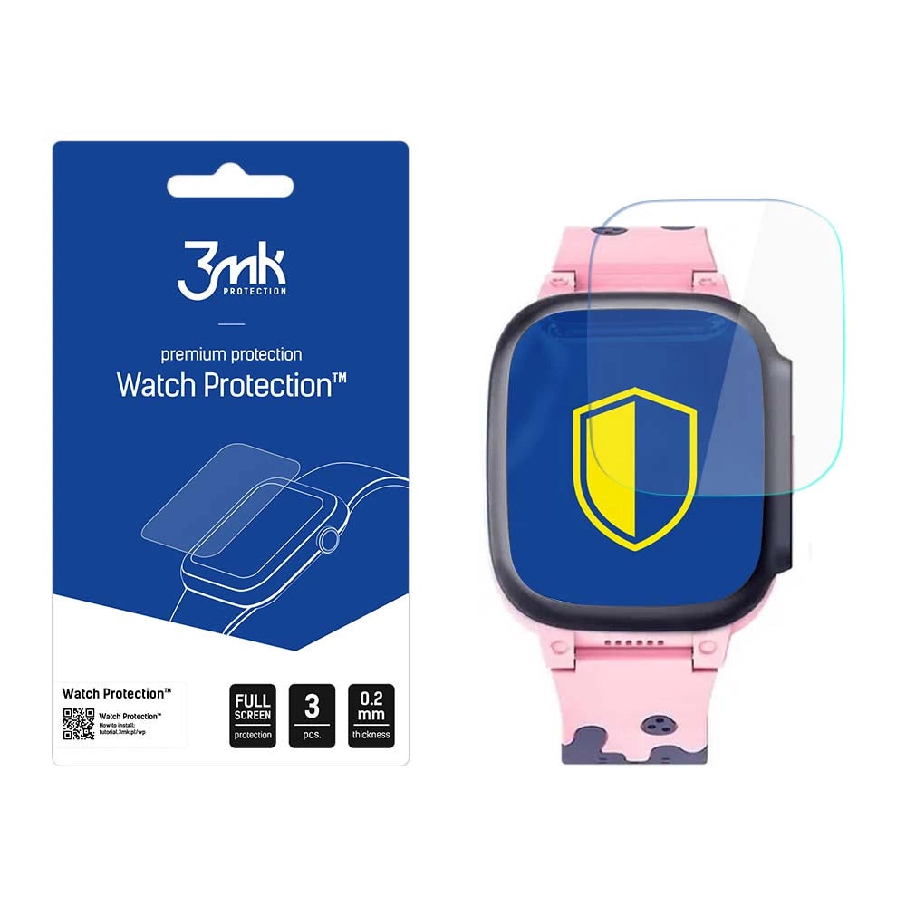 3mk Watch ProtectionTM v. FlexibleGlass Lite hybridglas til Smartwatch LT-25