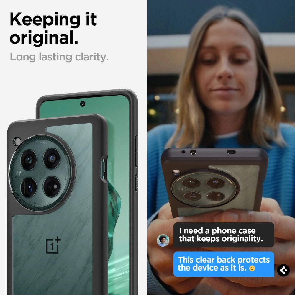 Spigen Ultra Hybrid Case til OnePlus 12 - Matte Black