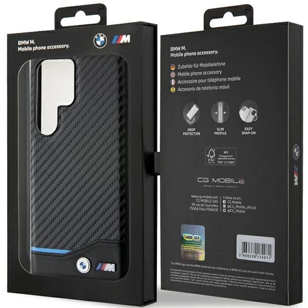 BMW BMHCS24L22NBCK S24 Ultra S928 sort/sort Læder Carbon