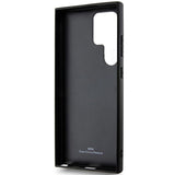 BMW BMHCS24L23RCGPK S24 Ultra S928 sort/sort hardcase Signature læder Crossing Lines mønster
