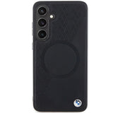 BMW BMHMS24S23RTPK S24 S921 sort/sort hardcase Signature læder Halvt tekstureret & Circle MagSafe