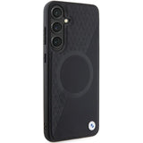 BMW BMHMS24S23RTPK S24 S921 sort/sort hardcase Signature læder Halvt tekstureret & Circle MagSafe