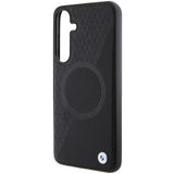 BMW BMHMS24S23RTPK S24 S921 sort/sort hardcase Signature læder Halvt tekstureret & Circle MagSafe