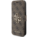 Guess 4G Metal Logo-hylster til iPhone 15 Pro Max - brun
