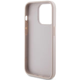 Guess 4G Stripe Collection-hylster til iPhone 15 Pro - pink