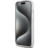 Guess IML 4G Gold Stripe-kasse til iPhone 15 Plus / 14 Plus - sort