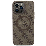 Guess 4G Collection MagSafe-foder for iPhone 13 Pro / iPhone 13 - Brunt