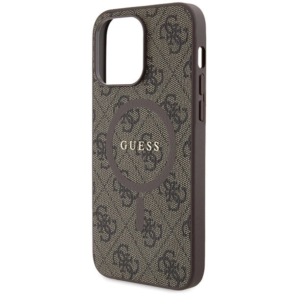 Guess 4G Collection MagSafe-foder for iPhone 13 Pro / iPhone 13 - Brunt