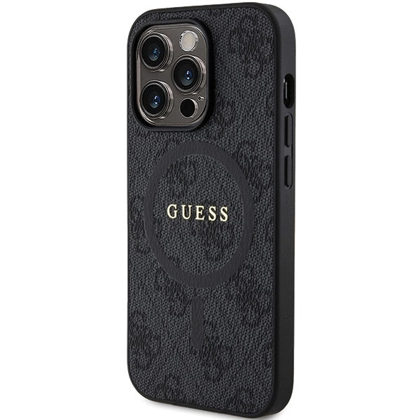 Guess 4G Collection MagSafe Case til iPhone 14 Pro - sort