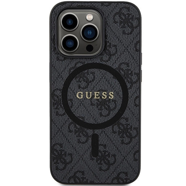 Guess 4G Collection MagSafe Case til iPhone 14 Pro - sort