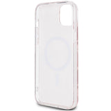Guess IML GCube MagSafe-hylster til iPhone 15 Plus / 14 Plus - pink