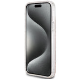 Guess IML GCube MagSafe-hylster til iPhone 15 Plus / 14 Plus - brun