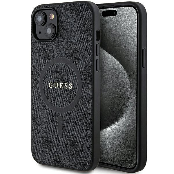 Guess 4G Collection MagSafe Case til iPhone 15/14/13 - sort
