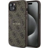 Guess 4G Collection MagSafe Case til iPhone 15/14/13 - Brunt