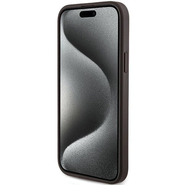 Guess 4G Collection MagSafe Case til iPhone 15/14/13 - Brunt