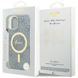 Guess IML 4G MagSafe-hylster til iPhone 15 / 14 / 13 - blå