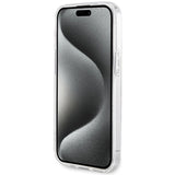 Guess IML Flowers Wreatch MagSafe Case til iPhone 15 / 14 / 13 - Gennemsigtig