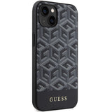 Guess GCube Stripes MagSafe fodtøj til iPhone 15 / 14 / 13 - sort